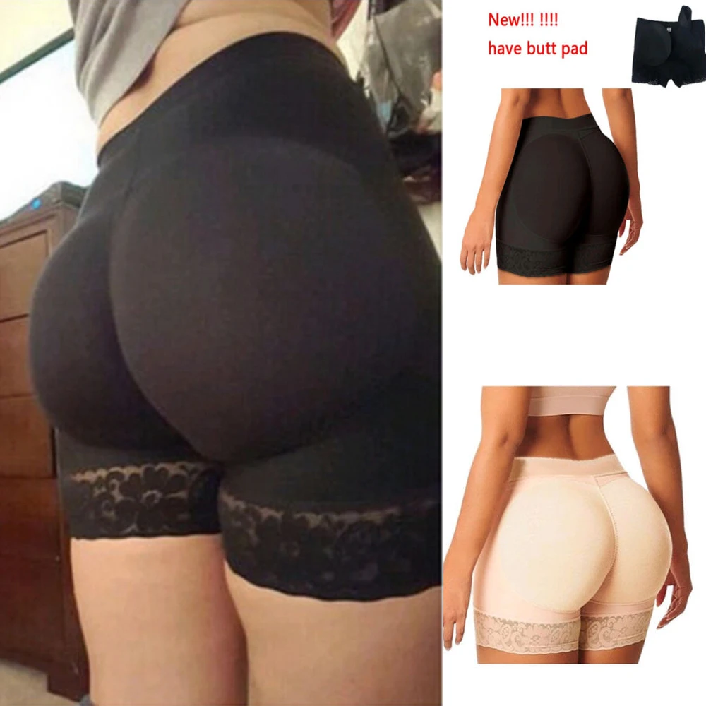 

Women High Waist Control Panties Hip Butt Lifter Body Shaper Slimming Underwear Seamless Lace Padded Bum Pants Control Panties