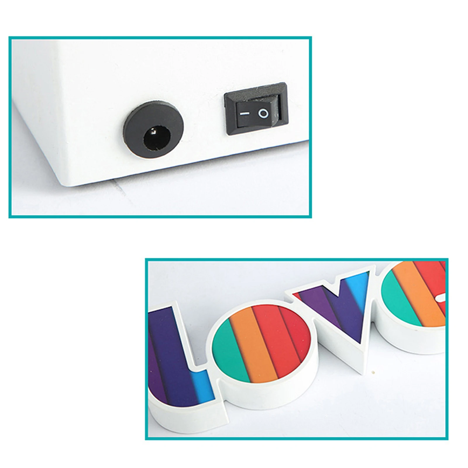 

Romantic Colorful Led Letter Light Home Bedroom Night Light Decor Love Sign Lamp Wedding Party Ornament Valentine's Day Gifts