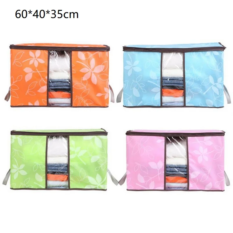spesifikasi Tas Penyimpanan Baju Dapat Dilipat Selimut Quilt Organizer Tas Penyimpanan Bagasi Travel Bukan Tenun Tas Organizer