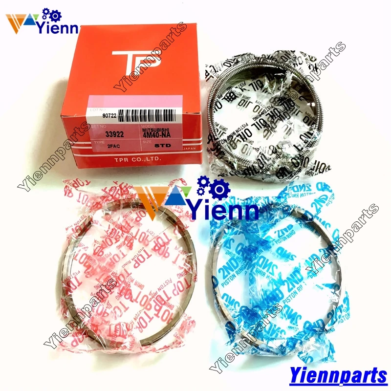 

Для Mitsubishi 4M40 4M40T поршневое кольцо ME200689 подходит для PAJERO MONTERO 2,8 LTR Запчасти для дизельного двигателя