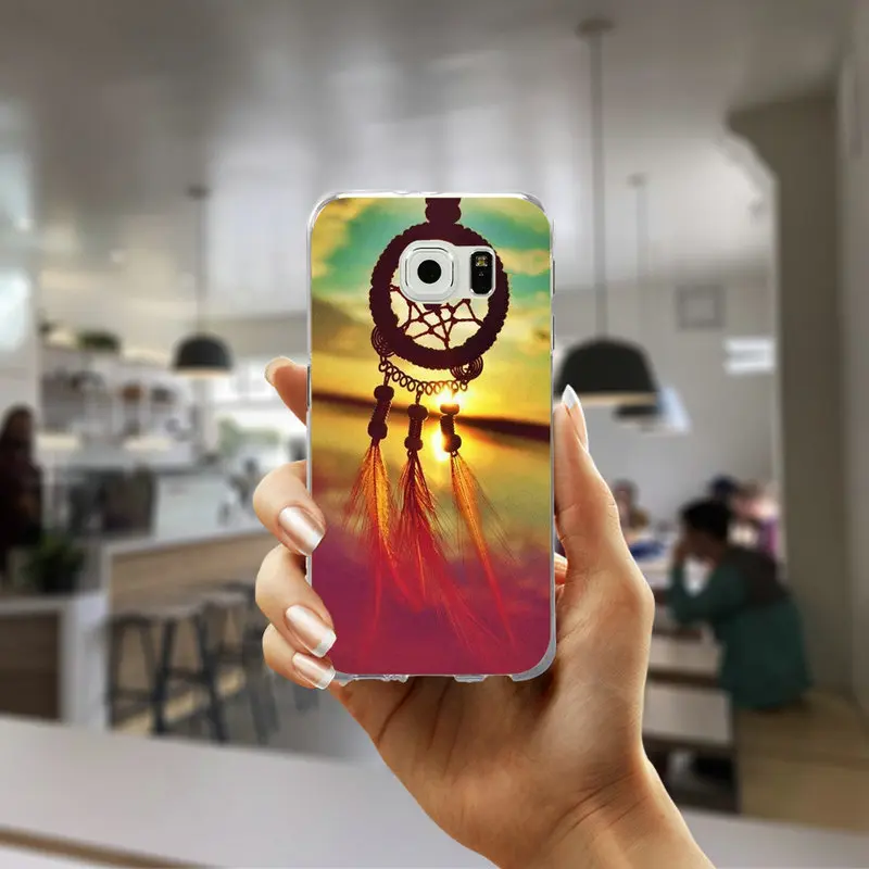 Мягкий тонкий чехол для телефона samsung Galaxy S3 S4 S5 Mini S6 S7 Edge S8 S9 S10 Plus Lite Note 4 5 8 9 Dream Catcher милые совы