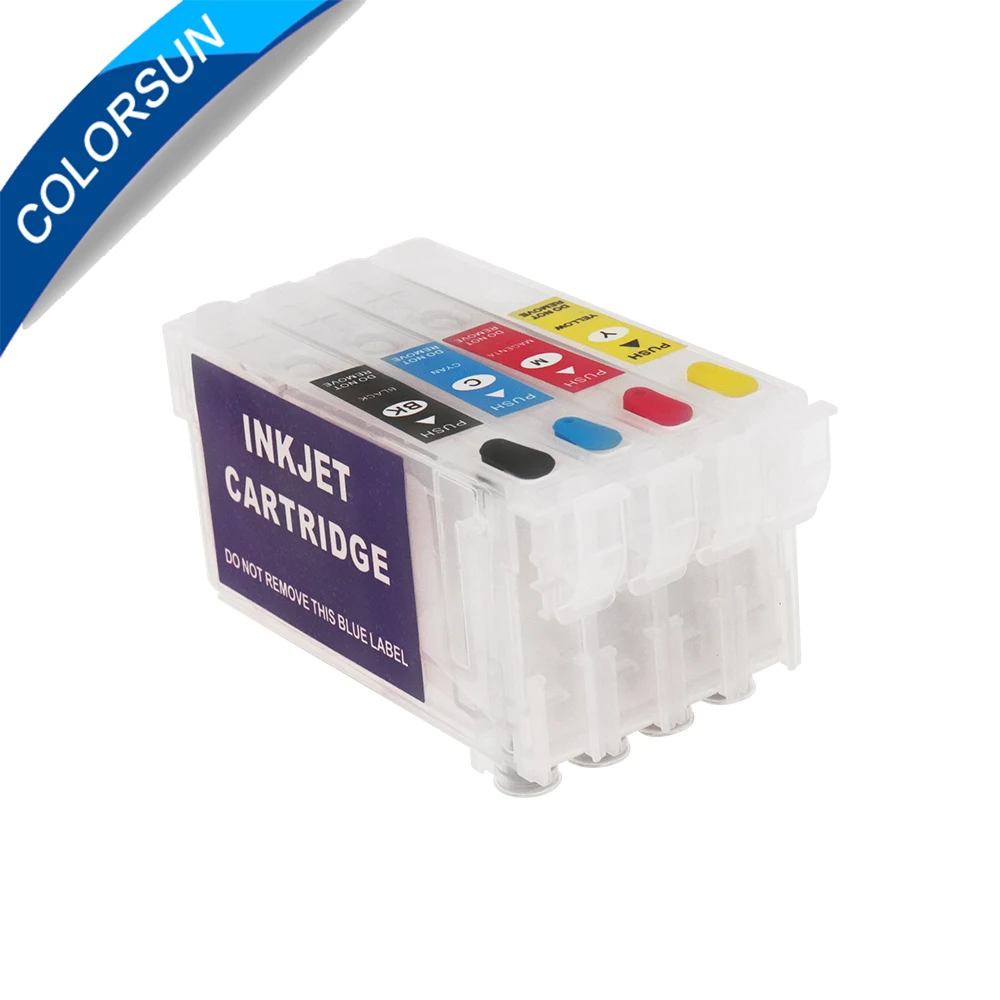 Многоразовый чернильный картридж Colorsun T3581 T3591 T35 T35XL для Epson WF 4720DWF 4725DWF 4730DWF без