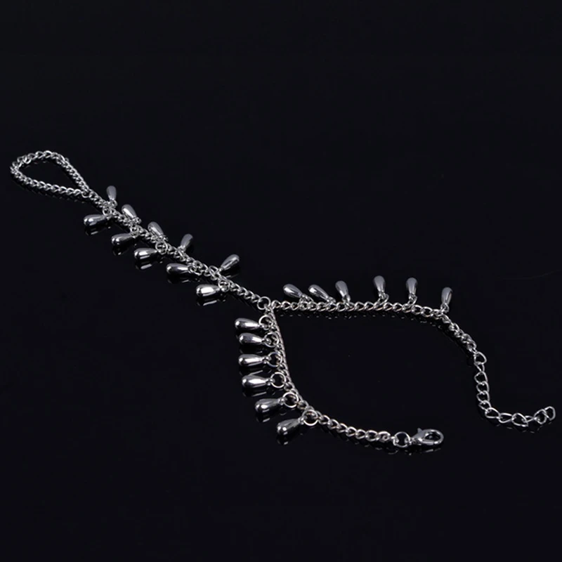 Женские браслеты на пальцы JINSE серебристые с кисточками|finger bracelet|hand finger braceletsbracelet