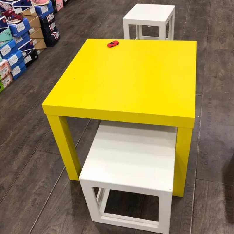 Side Table Small Coffee Square Kindergarten Study Bedside |