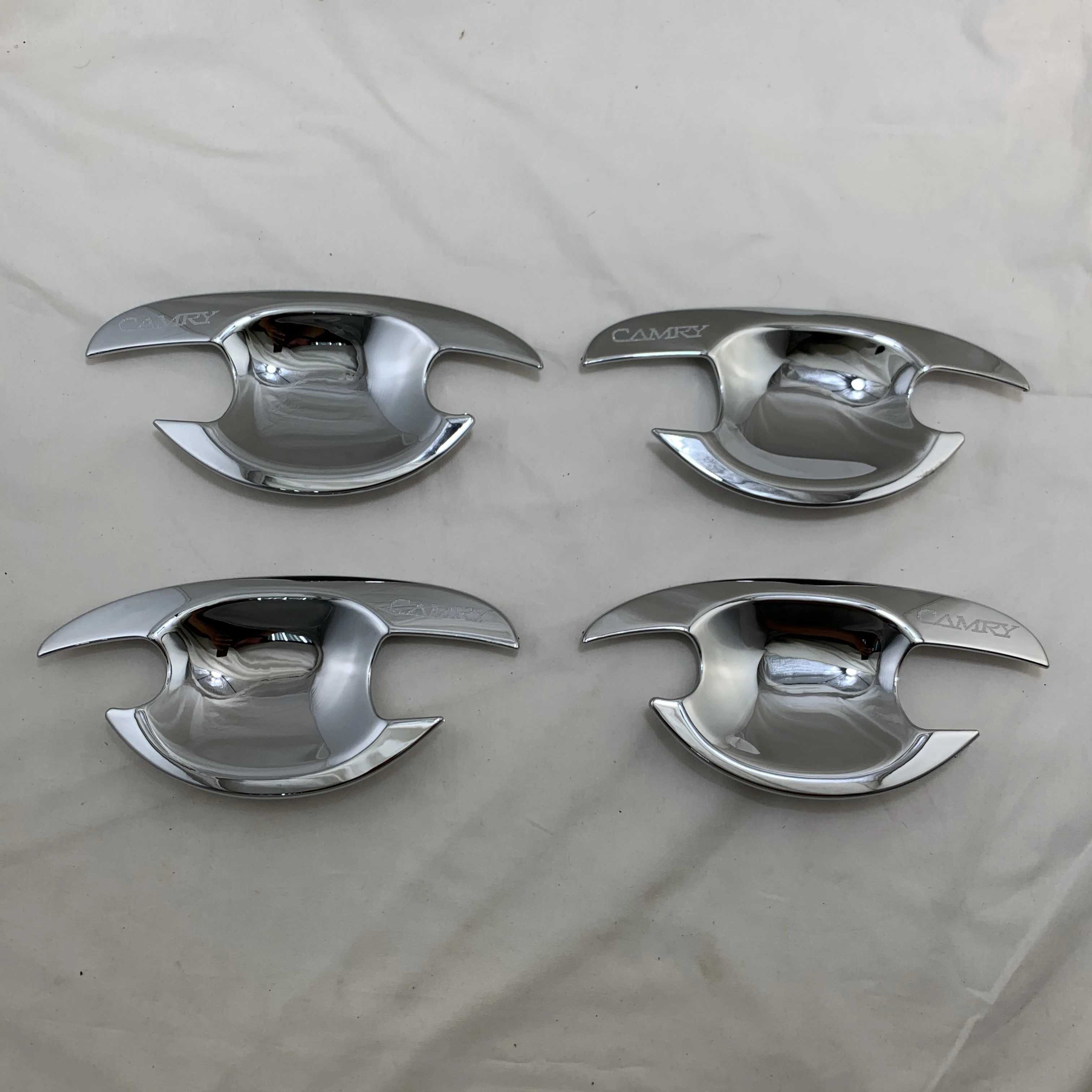 

2006-2011 для camry ABS Хромированная Крышка для дверных чаш автомобильные аксессуары наклейки для стайлинга автомобиля Camry XV40 декоративные