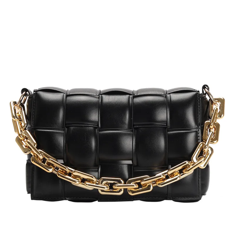 

Новинка 2021, сумки через плечо из искусственной кожи на цепочке, модная дорожная простая сумка на плечо, женские роскошные брендовые сумки и ...