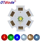 Светодиодный чип Cree XPE, 1 шт., 3 Вт, светодиодный чип высокой мощности 3535 SMD, белый, красный, зеленый, синий, желтый, УФ-розовый цвет, 16 мм, 20 мм, светодиодный PCB