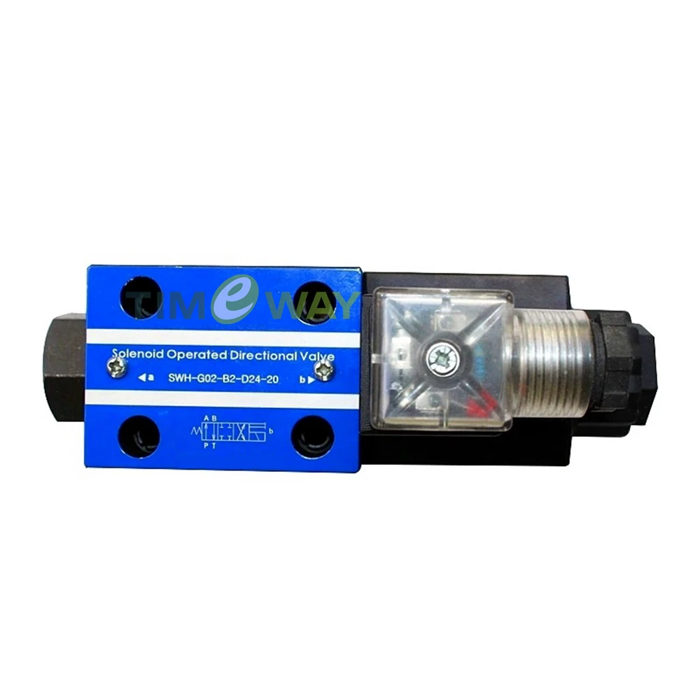 

SWH Hydraulic Valve SWH-G02-C6-20 Solenoid Directional Control Valve DC24V AC220V AC24OV