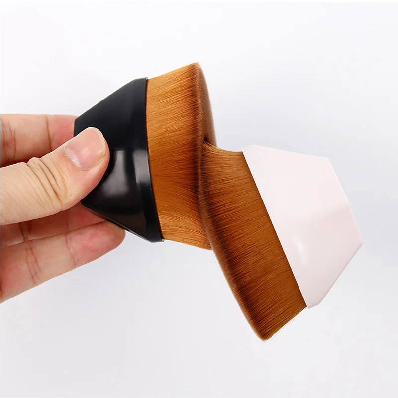New Arrival Liquid Foundation Brush BB Cream Flat high-density multi-angle Makeup Loose Powder Cosmetic Tools | Красота и здоровье
