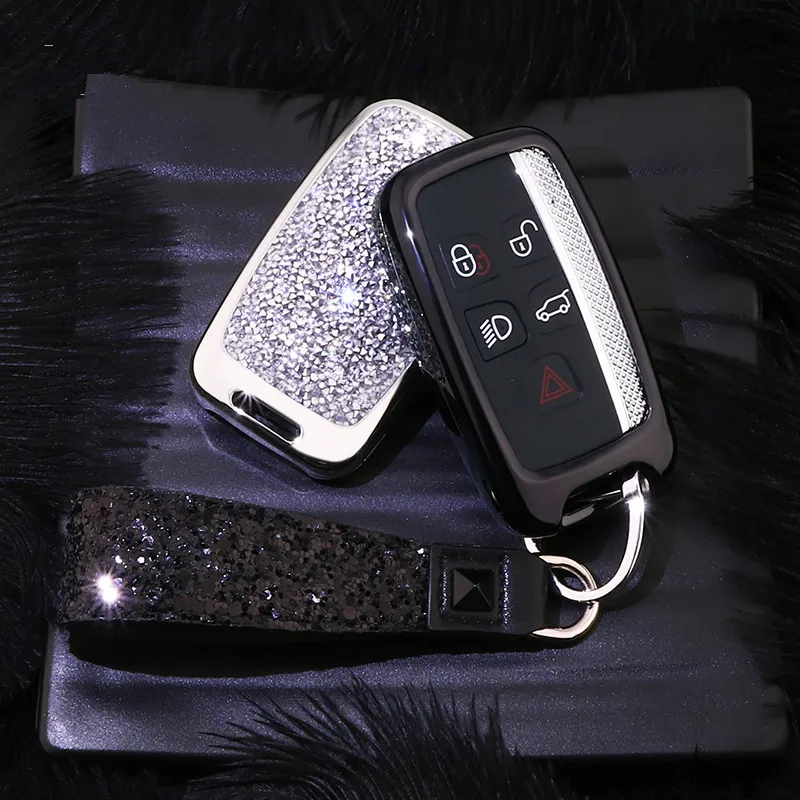 Алмазный Кристальный чехол для автомобильного ключа Land Rover A9 Range Sport 4Evoque Freelander 2