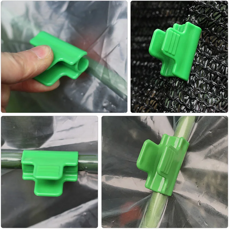 Зажим для трубки теплицы зажим пленки садовые аксессуары фиксированная