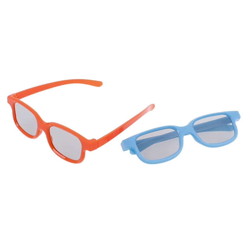 

1pc 3D Glasses Children Size Circular Polarized Passive 3D Glasses For Real D 3D TV Cinema Movie 2 Colors