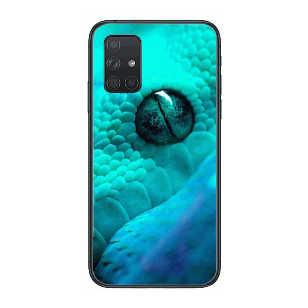 

Hand Snake Flower Snake Phone Case Hull For Samsung Galaxy A 50 51 20 71 70 40 30 10 E 4G 5G S Black Shell Art Cell Cover