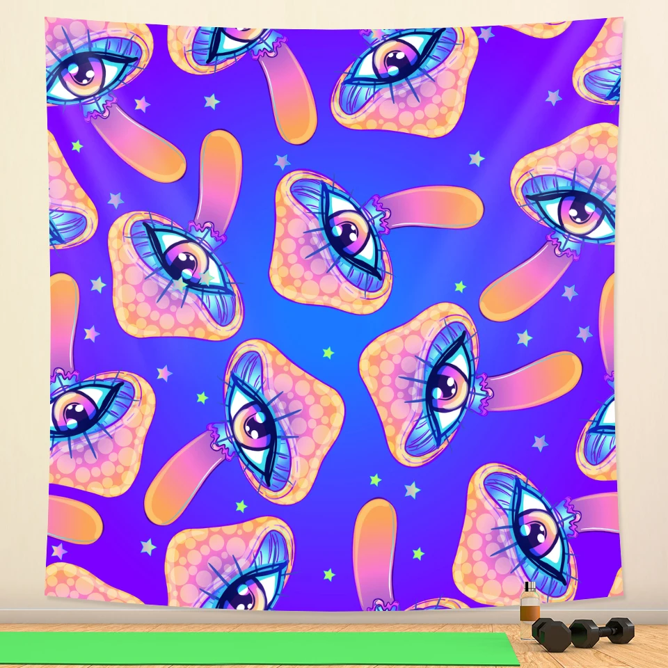 Психоделические сцены завод МАНДАЛА ГОБЕЛЕН гобелен для домашнего декора