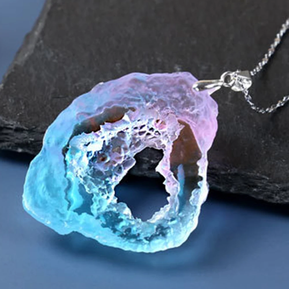 Кристальный кластер полупрозрачная силиконовая форма Хрустальная подвеска из