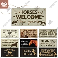 putuo decor horse signs wooder hanging plaque decorative plaque gifts for horse lover farm stables decoration living home decor