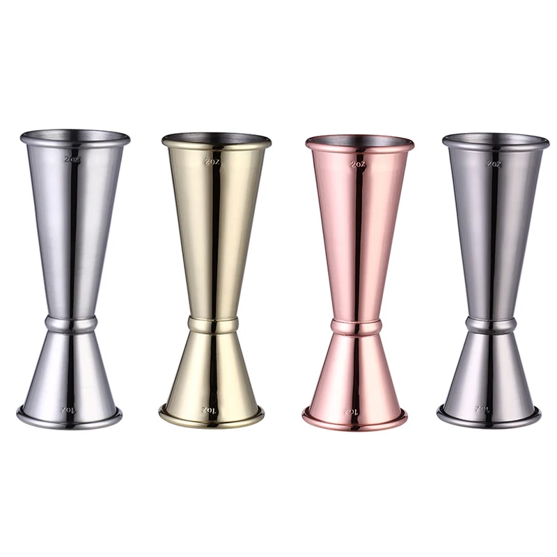 Нержавеющая сталь коктейльное мерный стаканчик двойной измерения выстрел