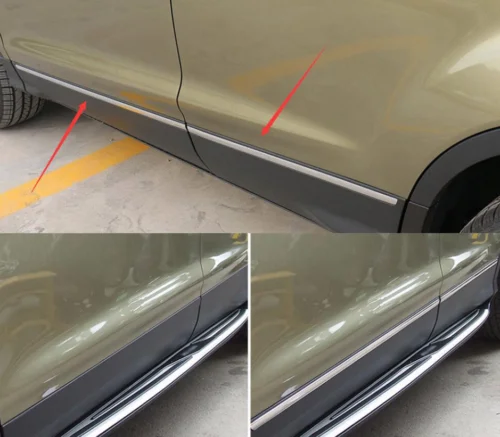

4 PCS Stainless Steel Side Body Trim Cover For Ford Kuga/Escape 2013-2018