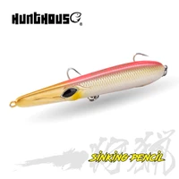 hunthouse needle pencil baits stylo lure 90mm fishing hard plastic lures long casting sinking lure seabass leurre