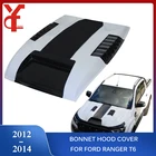 Автомобильные аксессуары крышка капота для Ford Ranger T6 2012 2013 2014 Wildtrak ABS материал белый YCSUNZ