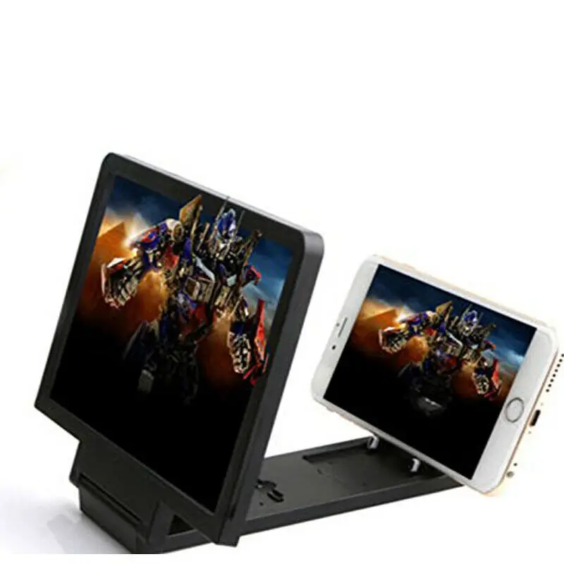 12 &quot3D мобильный телефон Экран усилитель видеоувеличитель Подставка Кронштейн