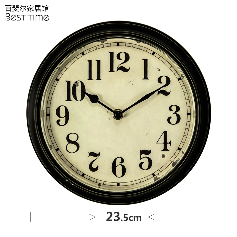 Винтажные настенные часы в американском стиле кварцевые креативные стильные для