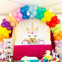 120pcs 12inch rainbow latex balloons unicorn balloon garland arch wedding kids 1st birthday party decoration baby shower favors