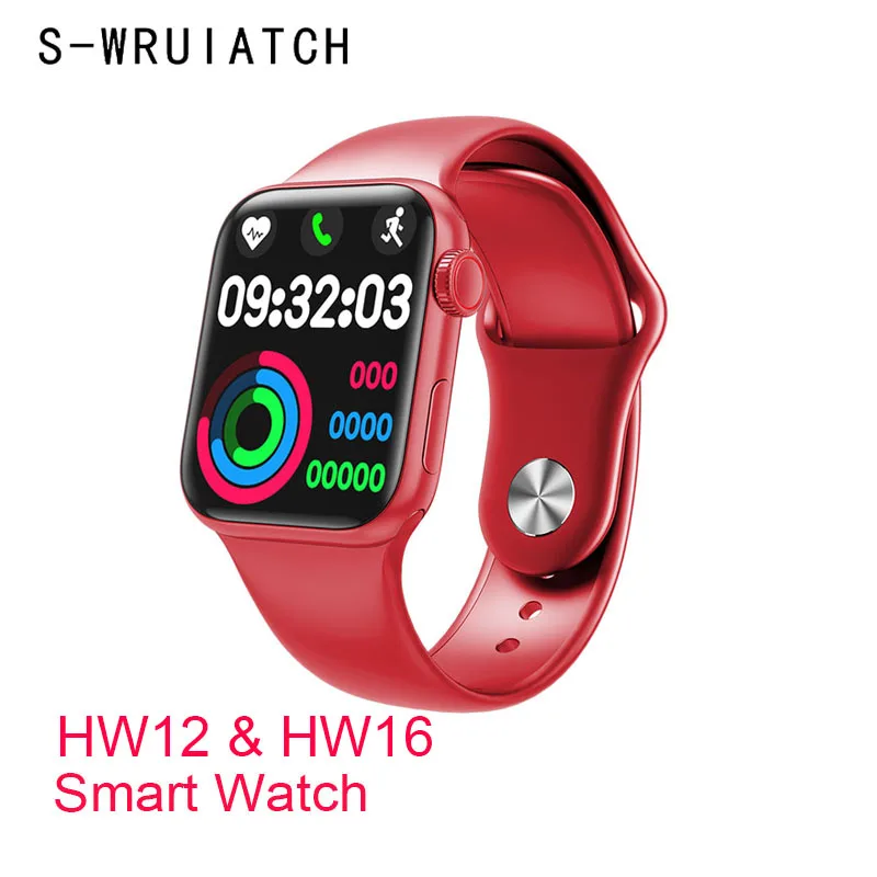 

HW12 HW16 Full Touch Smart Watch 40MM 44MM Women Men Sleep Heart Rate Monitor Waterproof Calorie Fitness Tracking Smart watch F