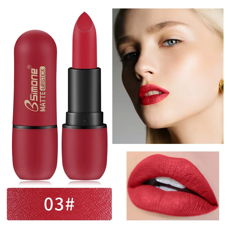 Velvet Matte Lipstick Lasting Moisturizing Waterproof Beauty Cosmetic Non-stick Cup Lip Makeup |