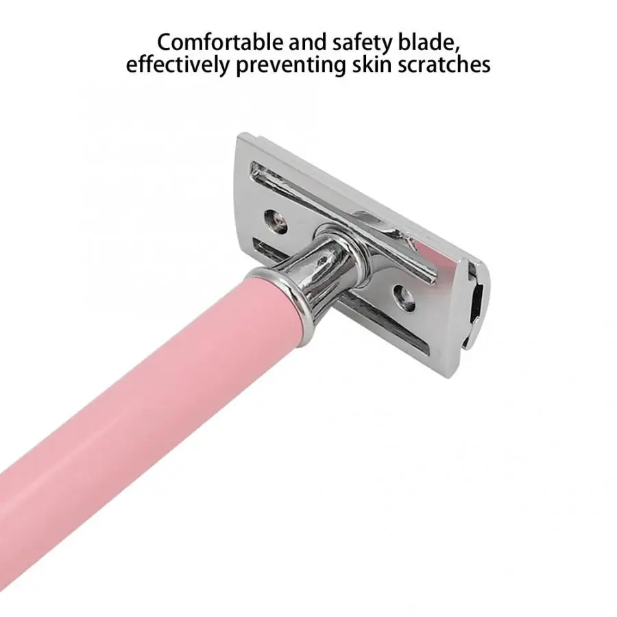Traditional Double-Edge Blade Safety Shaving Tool Beard Manual Shaver for Men Pink Machine For Shaving