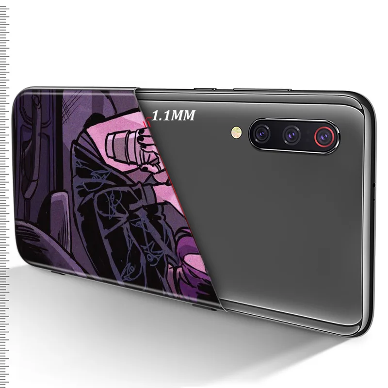 

Anime Neon Color Art Girl For Xiaomi Mi 11 11i 10T Note 10 9T 9 SE 8 Lite Pro Ultra 5G Black Phone Case