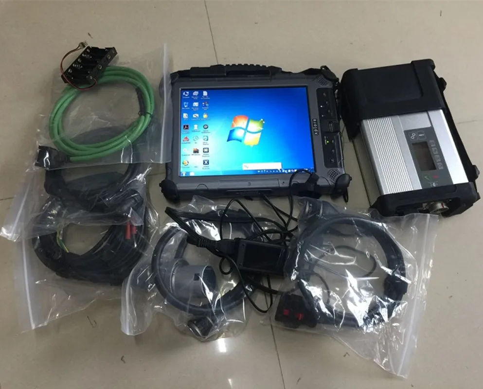 Диагностический ноутбук IX104 I7 8G 2 SSD с программным обеспечением V12/2019 для BMW A2 Icom MB