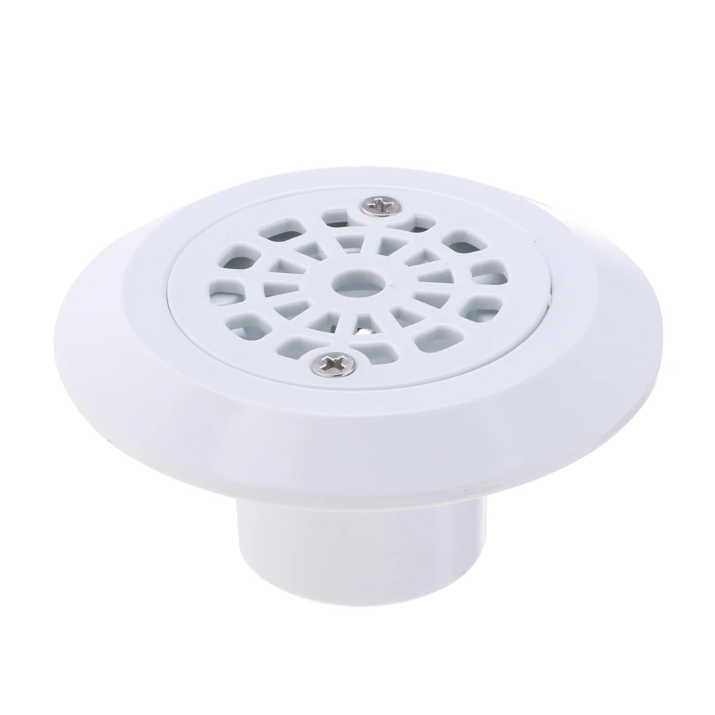 

Replacement Round ABS Plastic Swimming Pool Drainer Water Outlet - White Diameter 104mm 44mm