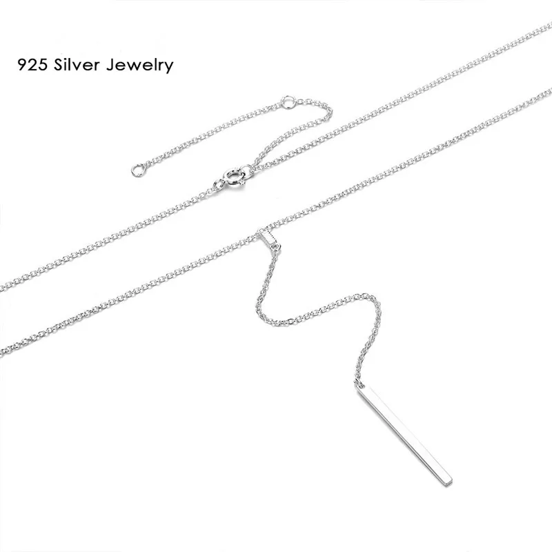 Женское колье чокер простое из серебра 925 пробы с минималистичным дизайном