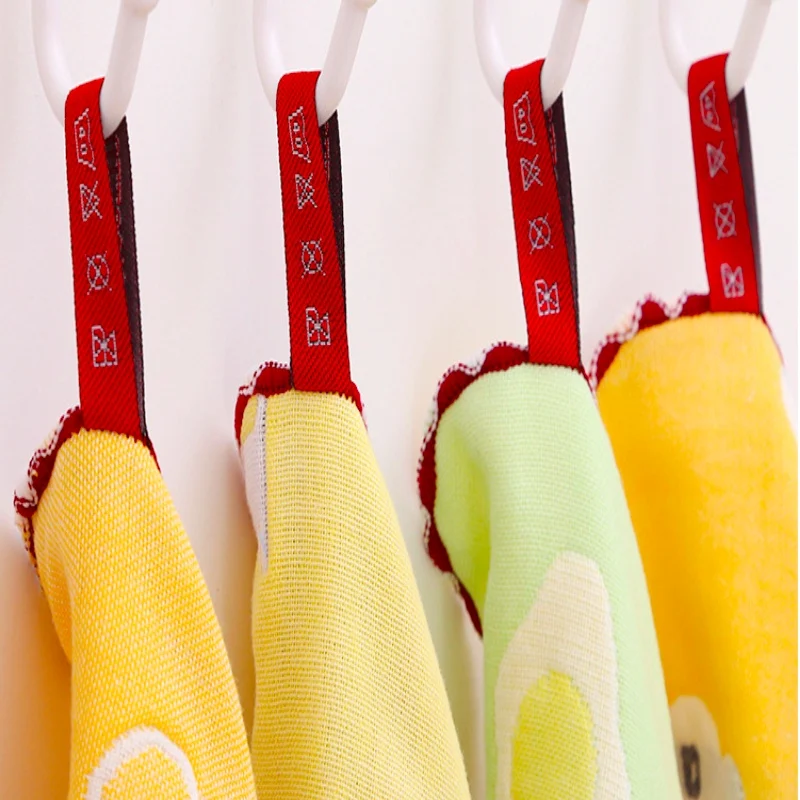 Новинка квадратное полотенце из чистого хлопка 25*25 см детское безопасное для