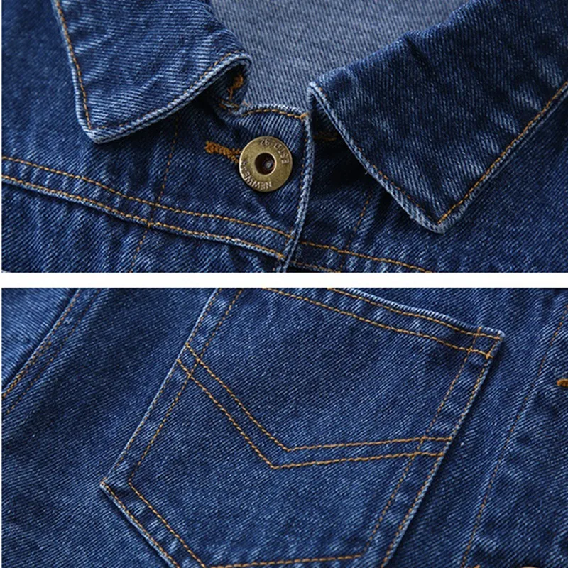 DFXD/Коллекция 2019 года Корейская Осенняя джинсовая куртка с длинными рукавами для