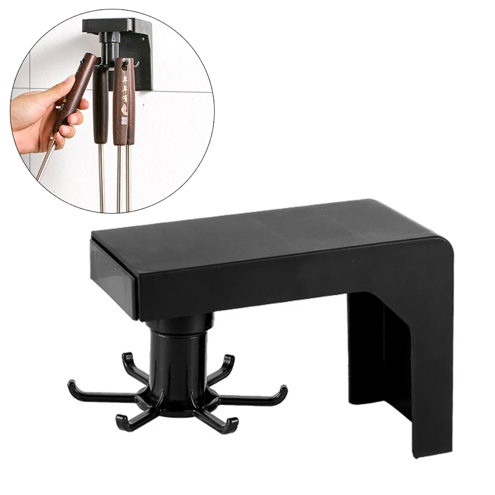 Креативная кухонная стойка для хранения настенная вращающаяся вешалка двери