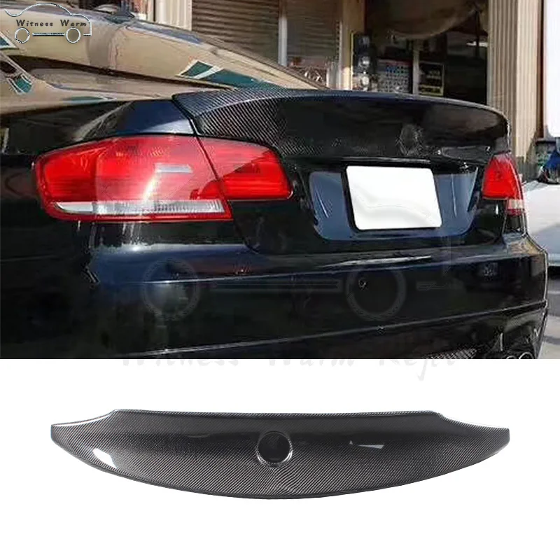 E92 карбоновое волокно заднего спойлера крыло для BMW 3 серии Coupe 318i 335i 2006 2010 комплект