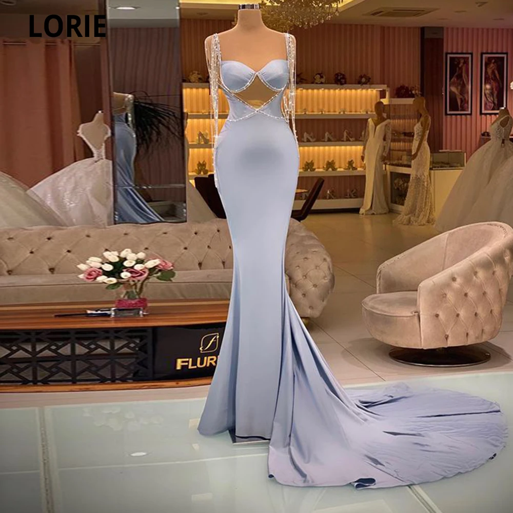

LORIE Simple Lilac Satin Sweetheart Evening Dresses Off Shoulder Cut-out Waist Women Prom Gowns Formal Occasion Dress Vestidos