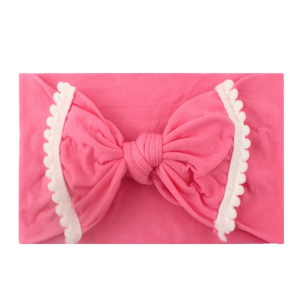 

6 Pcs Newborn Toddler Baby Girls Head Wraps Big Bow Knot Turban Headbands Hair Accessories Baby Gifts