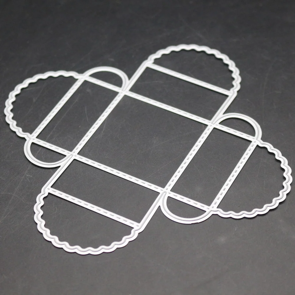 Новинка 2019 Подарочная коробка для конфет металлический трафарет резки сделай