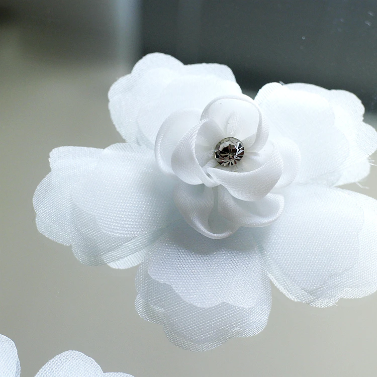 10 шт./упаковка свадебное платье с имитацией цветов украшение на голову из вуали