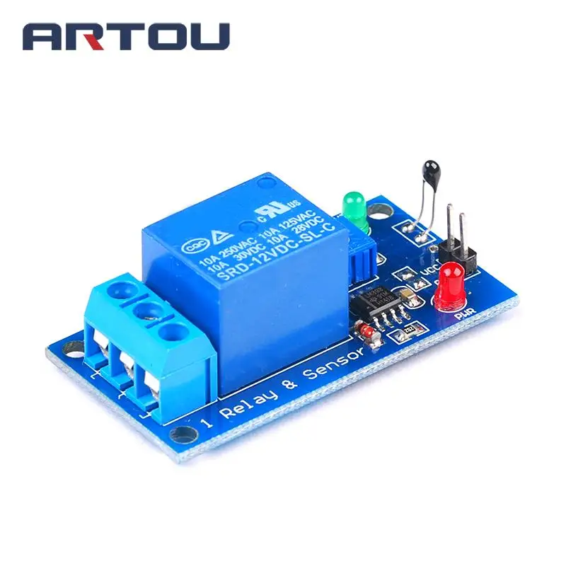 DC 5V 12V 1 канальный модуль датчика температуры|thermal sensor module|temperature modulesensor module |