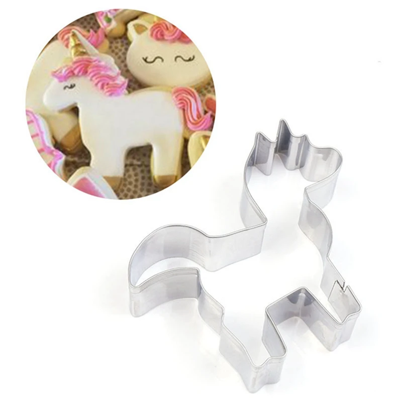 Печенье в форме лошади Единорога резак торт Шоколадный Fondant (сахарная) мыло хлеб