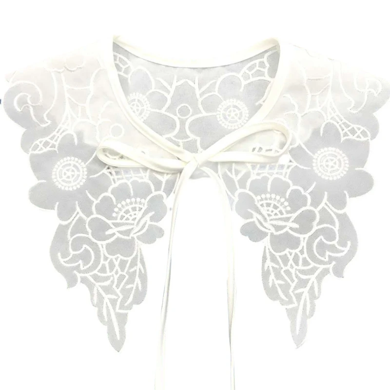 Женское винтажное платье ханьфу накладной воротник шаль ажурная вышивка