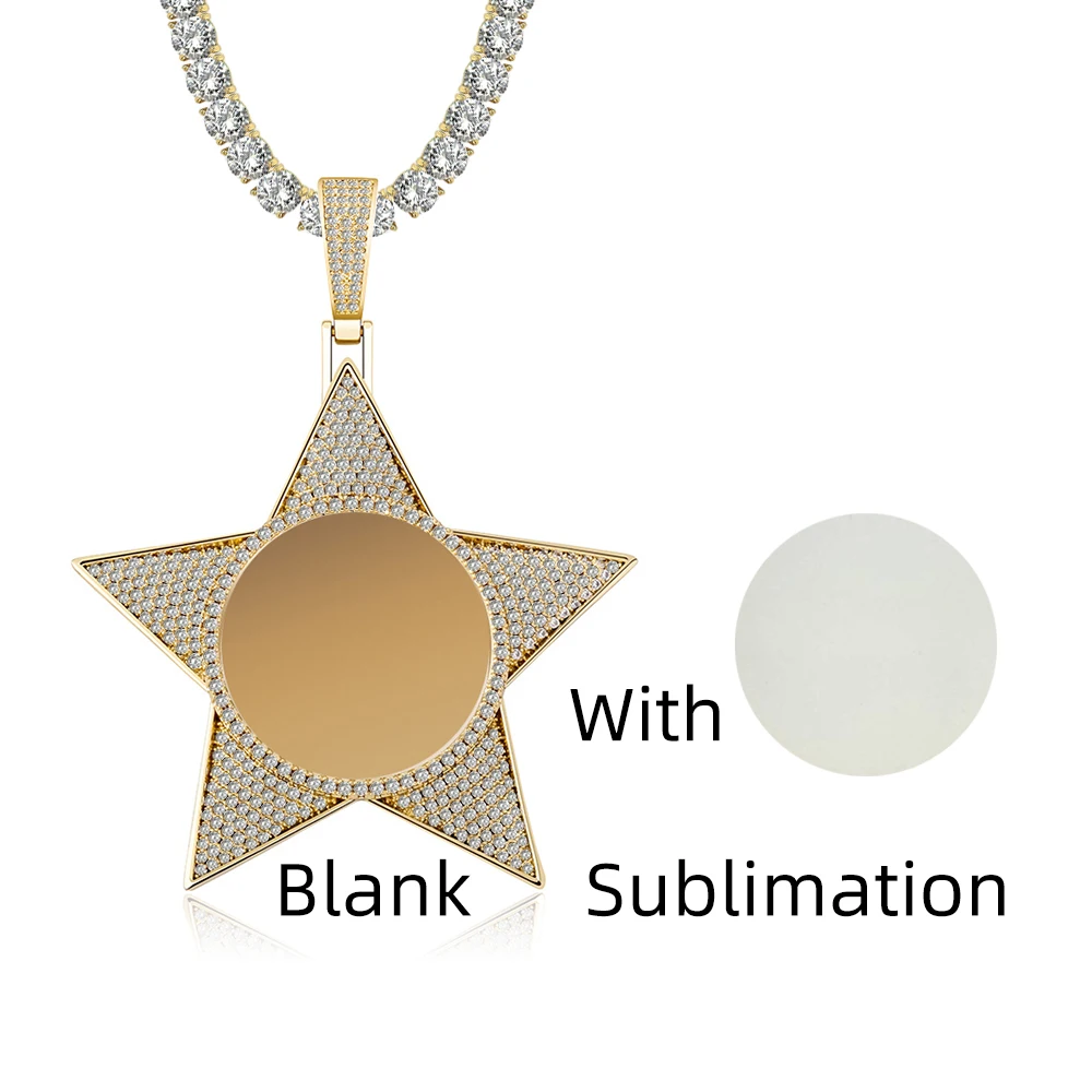 Ожерелье с подвеской в виде пятиконечной звезды Ювелирное Украшение стиле