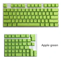 pbt keycaps for mini mechanical keyboard suit for 616468718284 layout keyboard with transparent rgb letters