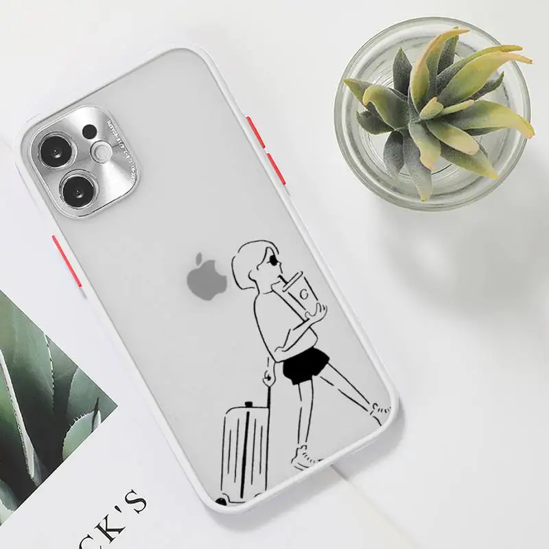 

2018 Killer Leon Phone Case Clear matte transparent For white iPhone 7 8 x xs xr 11 12 pro plus max mini Funda