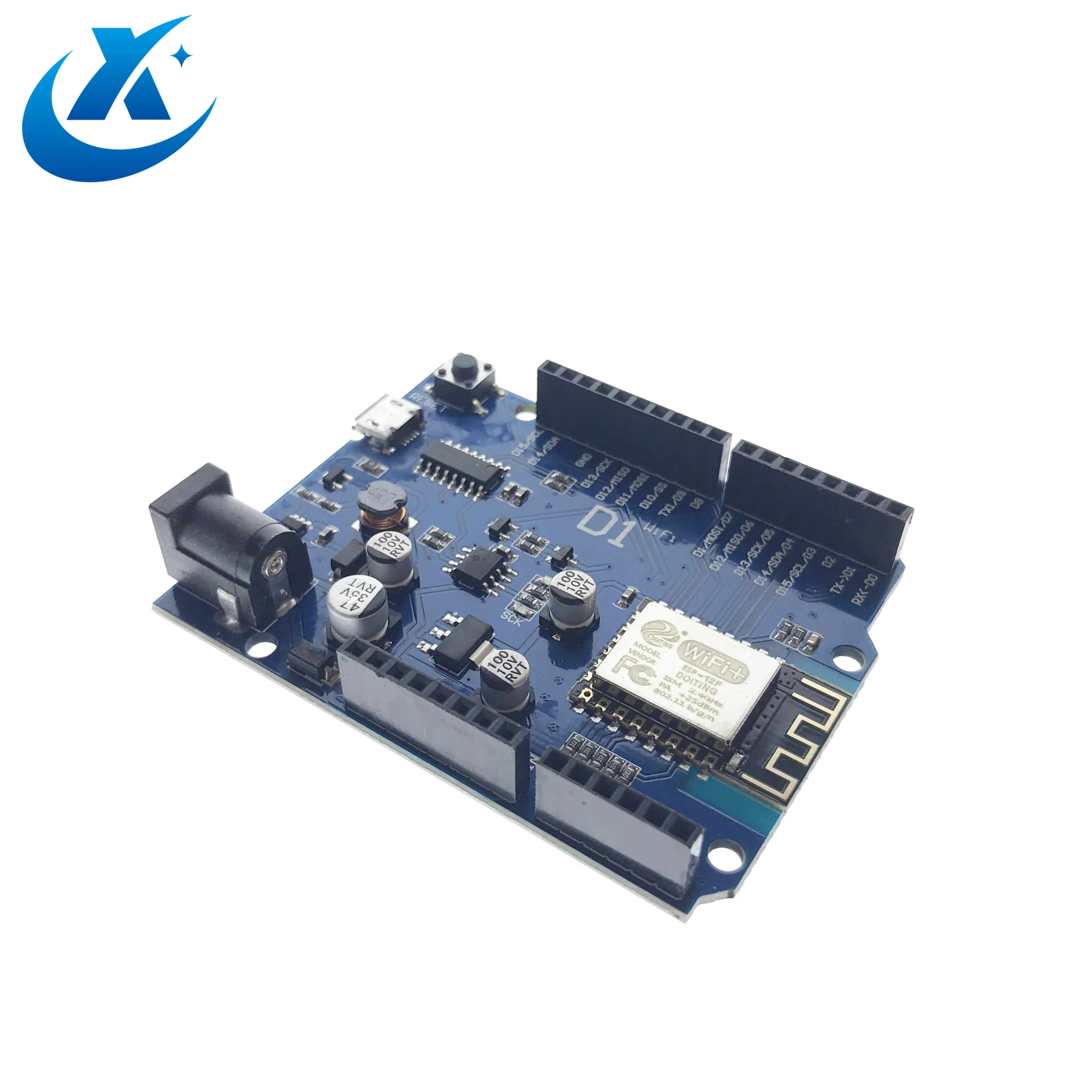 ESP-12F 12E WeMos D1 WiFi UNO на основе ESP8266 щит для Arduino R3 макетная плата совместимый с IDE |