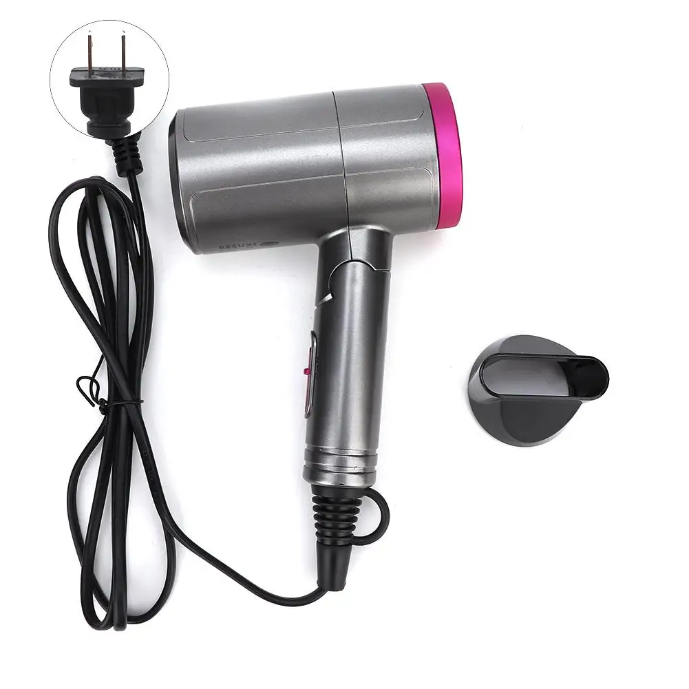 Фен электрический профессиональный складной с ручкой мощный инструмент для